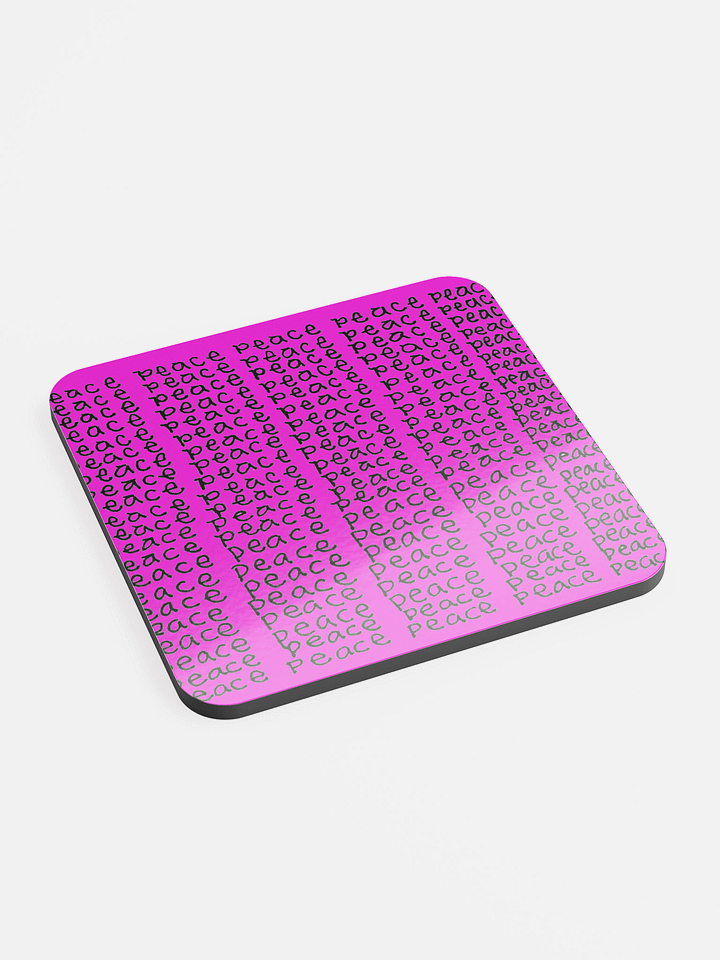 Copy of Peace 2 Coaster (Pink) product image (2)