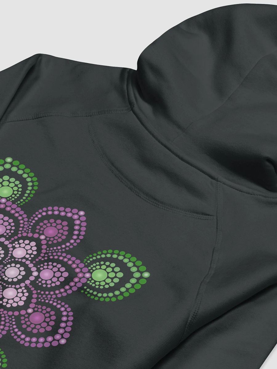 Purple and Green Mandala Unisex Eco Hoodie product image (4)