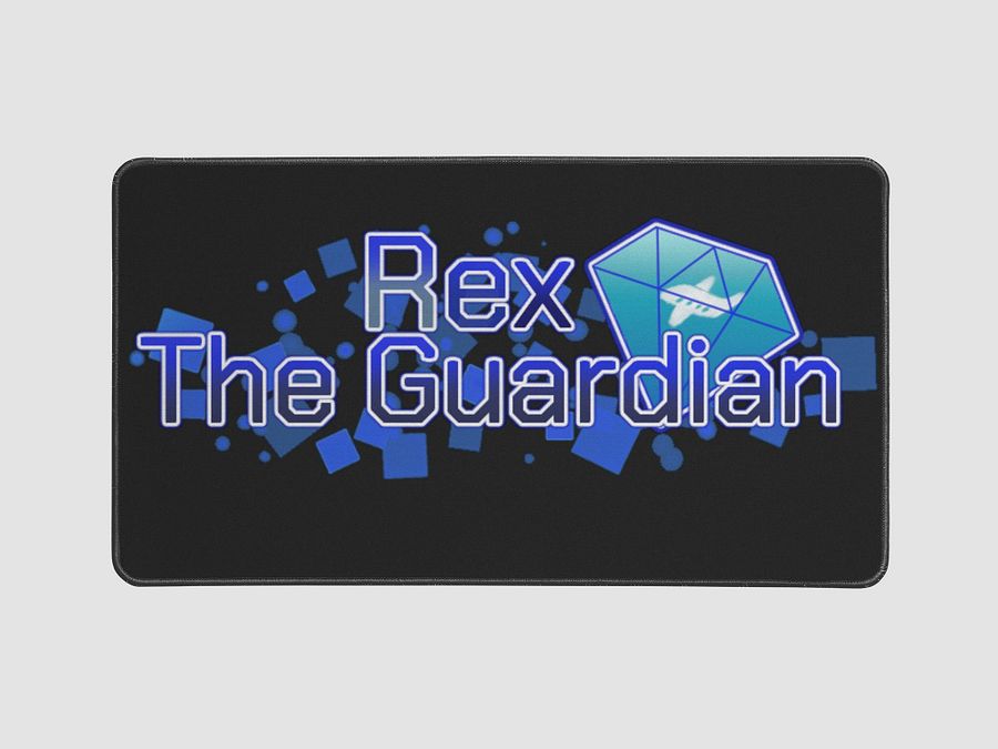 "Rex The Guardian" 12" x 22" Desk Mat product image (1)