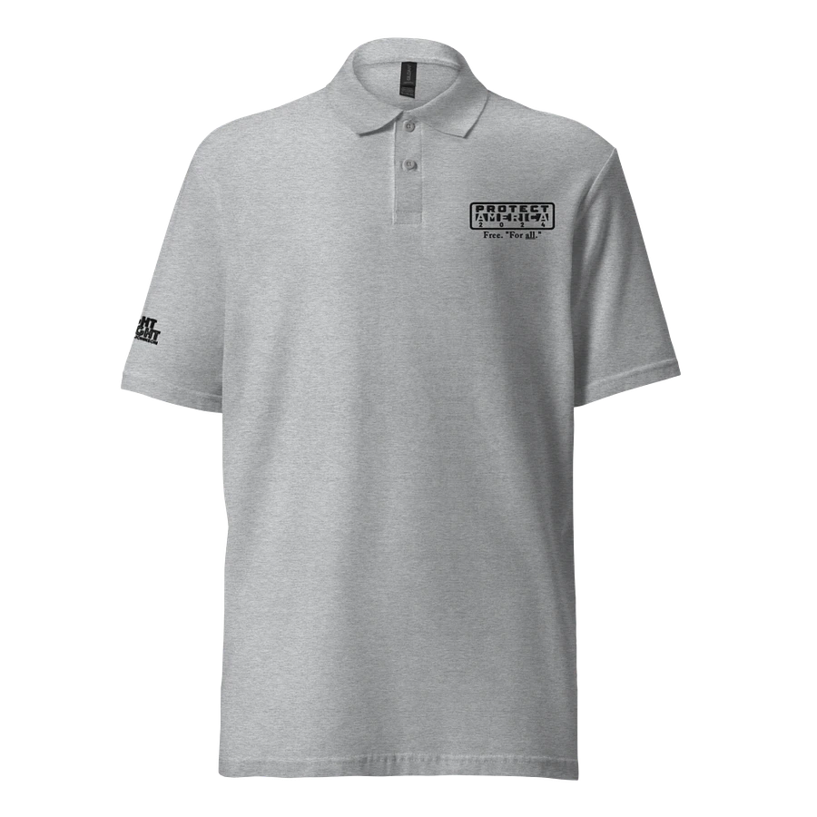 Protect America 2024 Polo shirt (black text) product image (1)