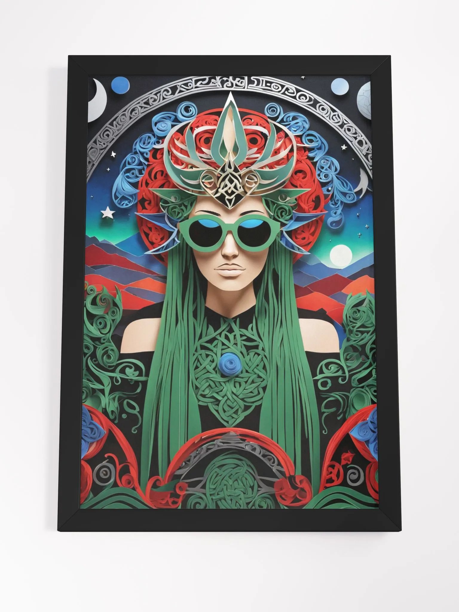 Winter Wiccan 12 - Framed Matte Poster product image (4)