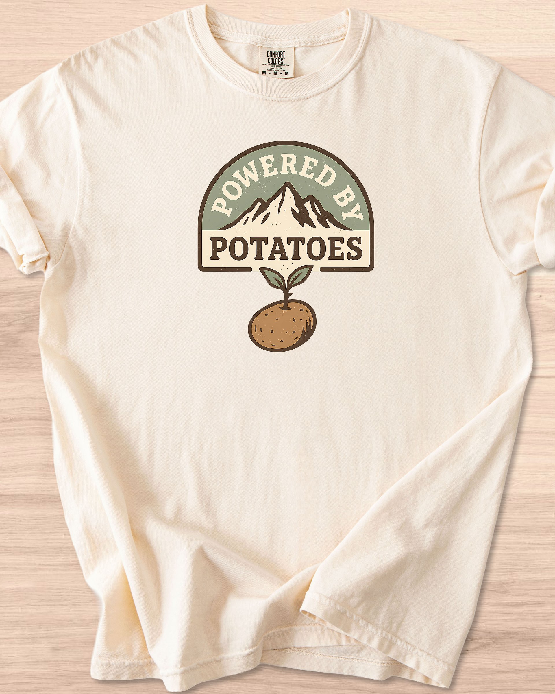 Powered By Potatoes Tee product image (43)