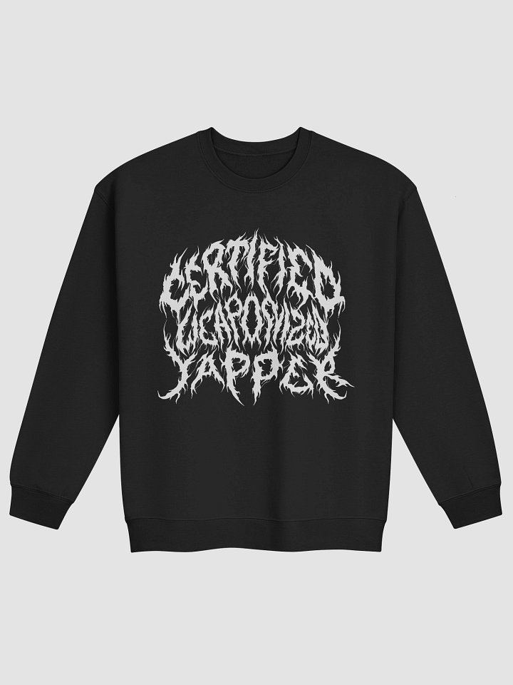 Certified weaponized yapper metal Crewneck product image (2)