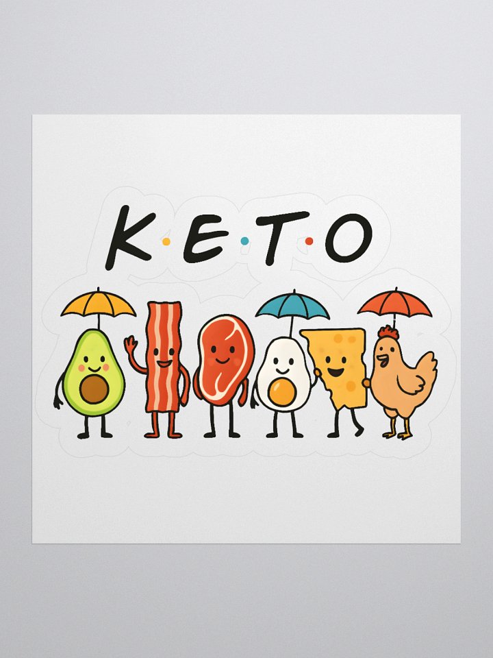 Keto Friends Sticker product image (1)