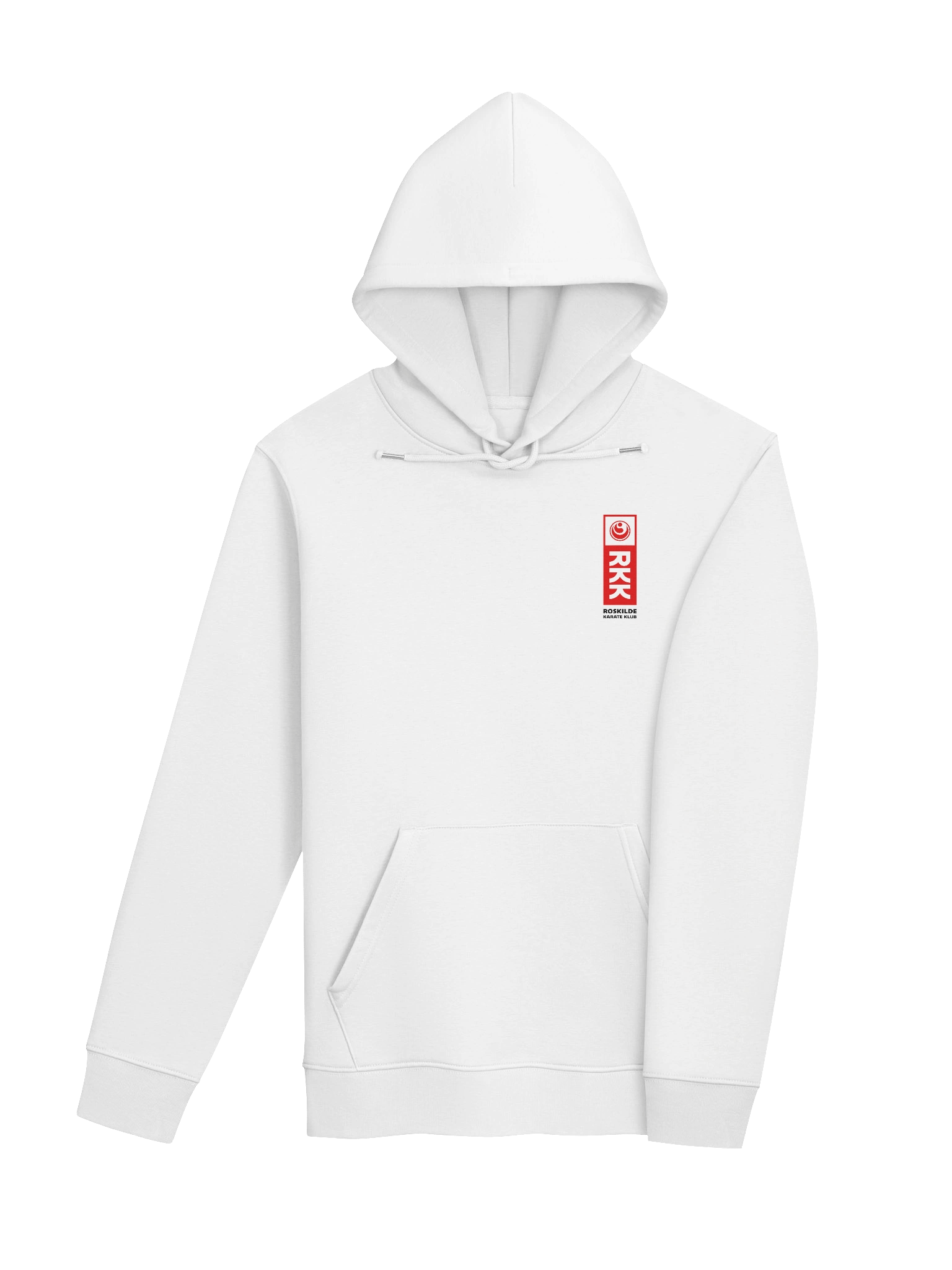 White Eco Hoodie, Unisex, RKK Logo product image (4)