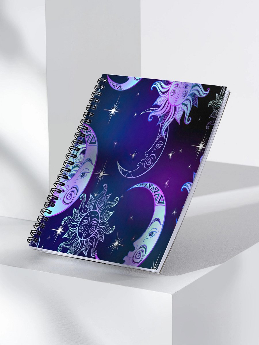 Celestial Faces Spiral Notebook product image (3)