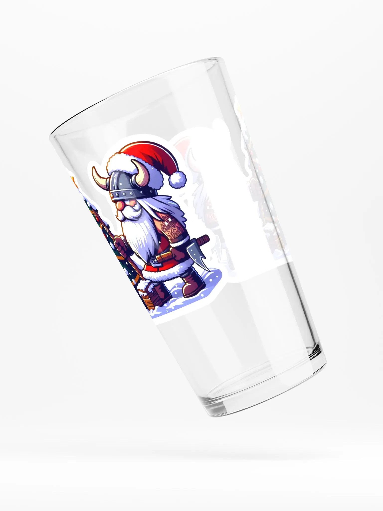 Axe Christmas Tree Pint Glass product image (4)