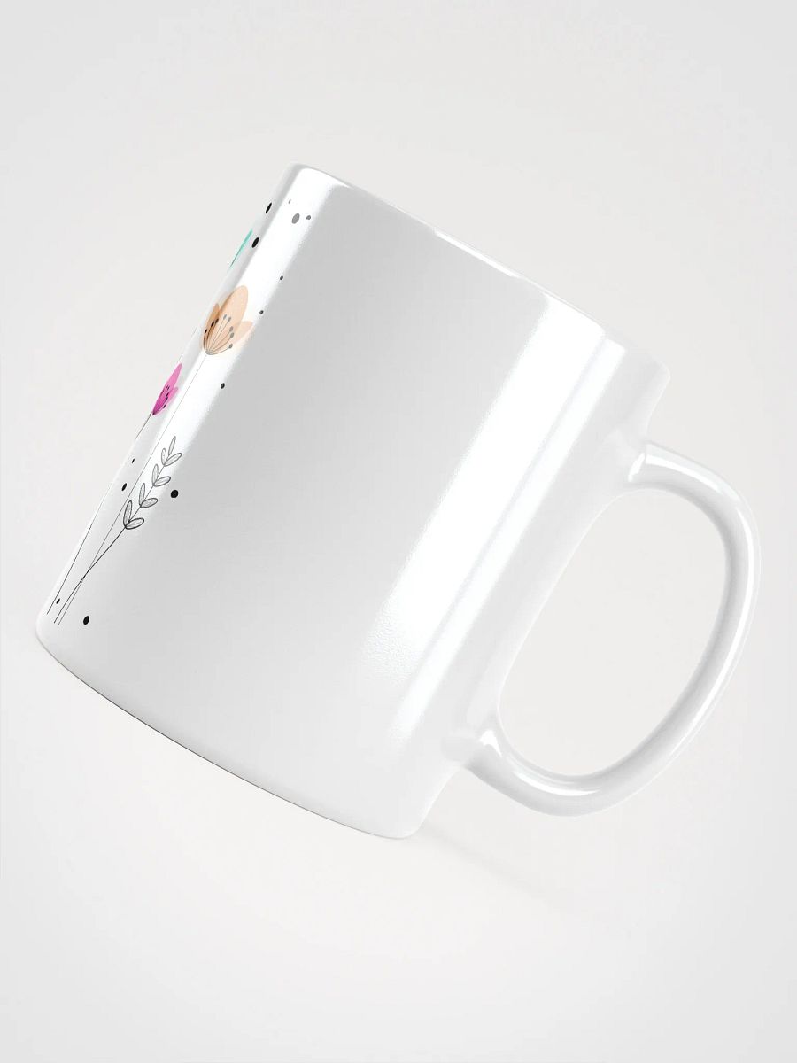 Whimsical Wildflowers White Glossy Mug product image (11)