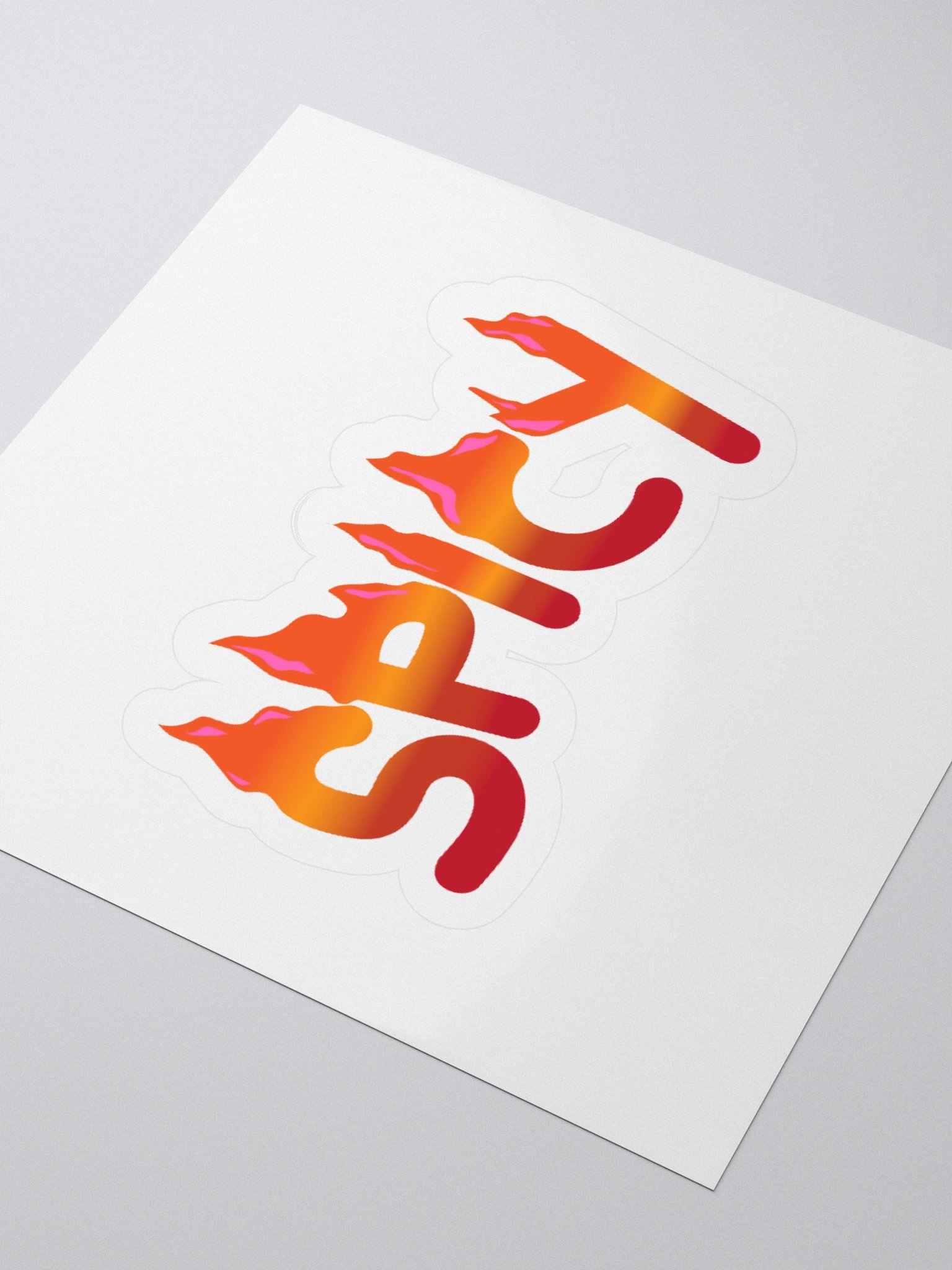 Spicy Flames Kiss Cut Stickers product image (3)
