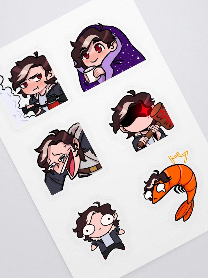 Ghosty Emote Sticker Sheet #2 product image (1)