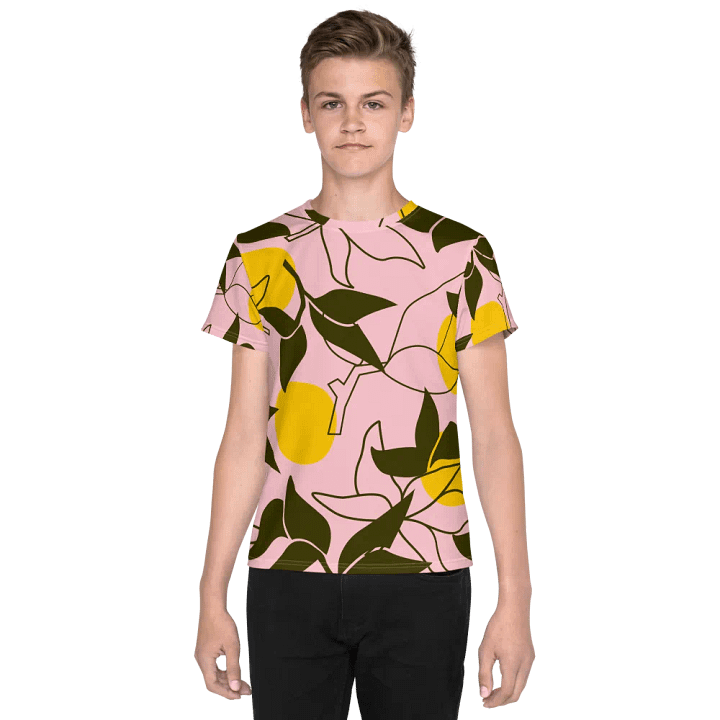 Fruitful Foliage Youth All-Over Print Tee product image (1)