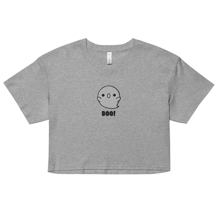 Ghostly Chic Crop Top! GOSTly Stitch Halloween Crop Top – Embroidered Spooky Style product image (2)