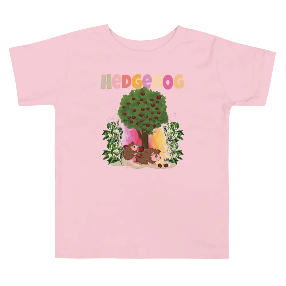 Hedgehog Cute Colorful Funny Bella +Canvas Toddler T-Shirt – Fun Gift for Kids product image (3)