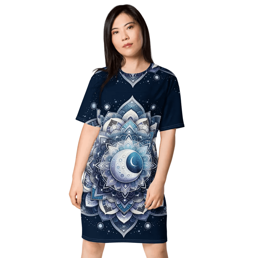 All-Over Print T-Shirt Dress product image (3)