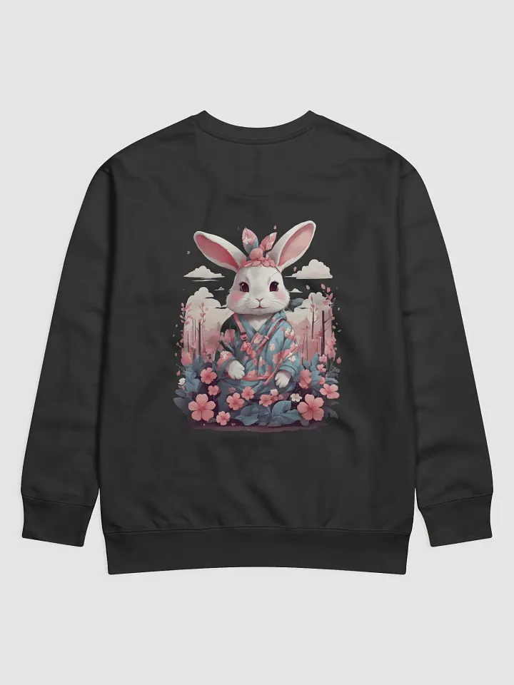 Kawaii Floral Bunny Hoodie Sweatshirt product image (10)