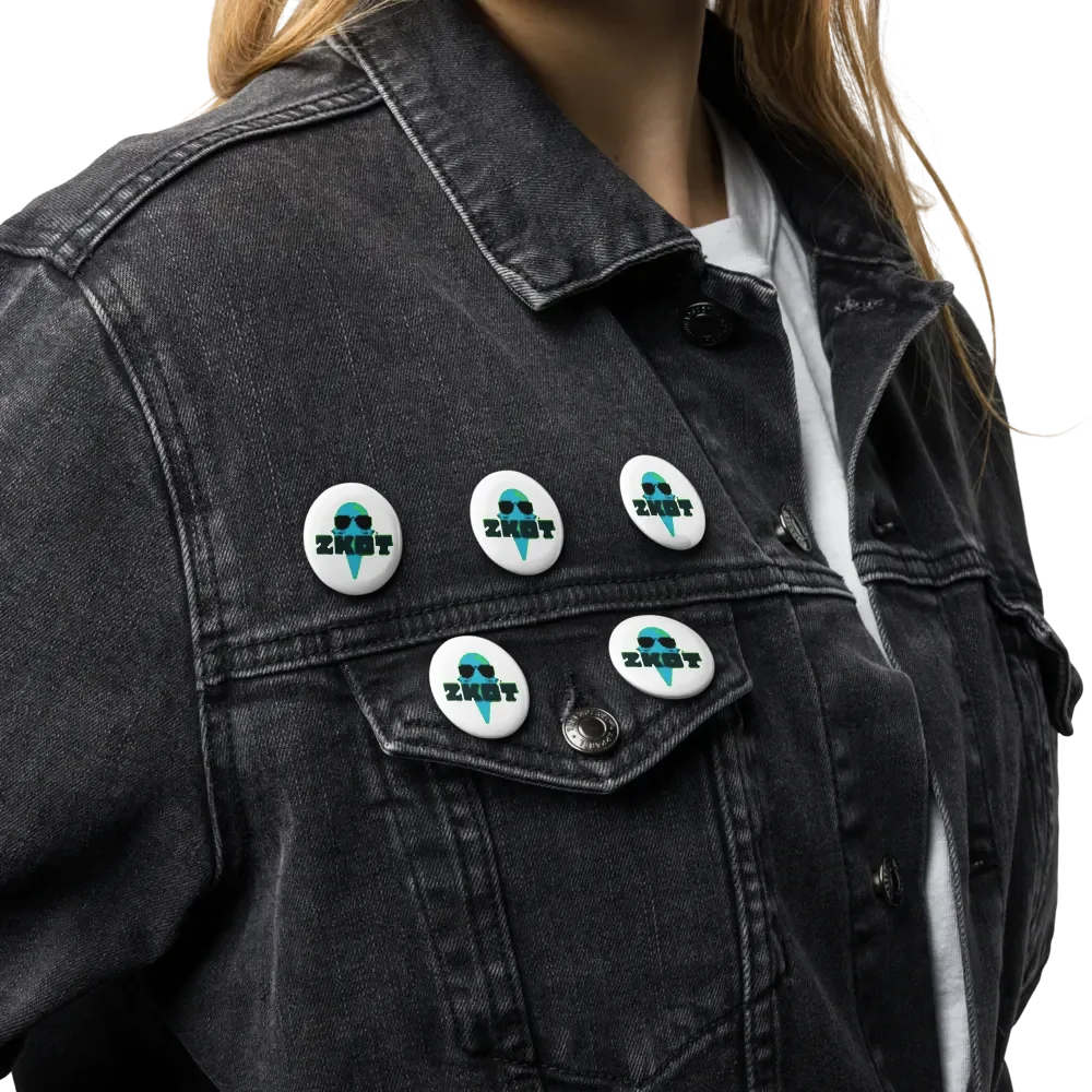 ZKOT Pin Buttons Set of 5 - Show Your Support with Style - Accessories product image (8)