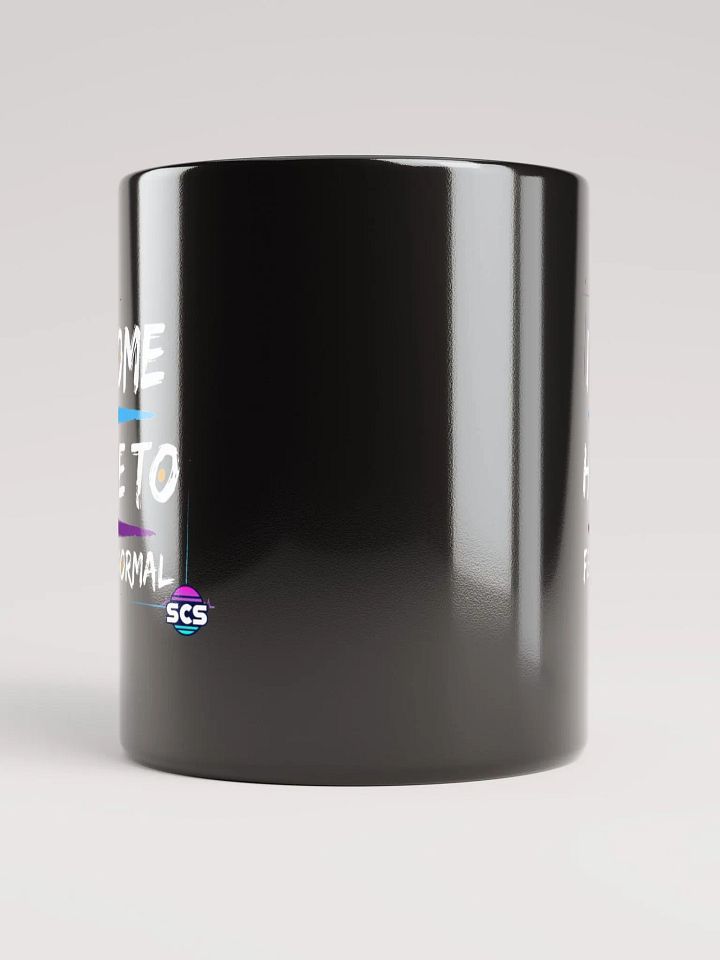 I COME HERE TO FEEL NORMAL BLACK GLOSSY MUG product image (2)