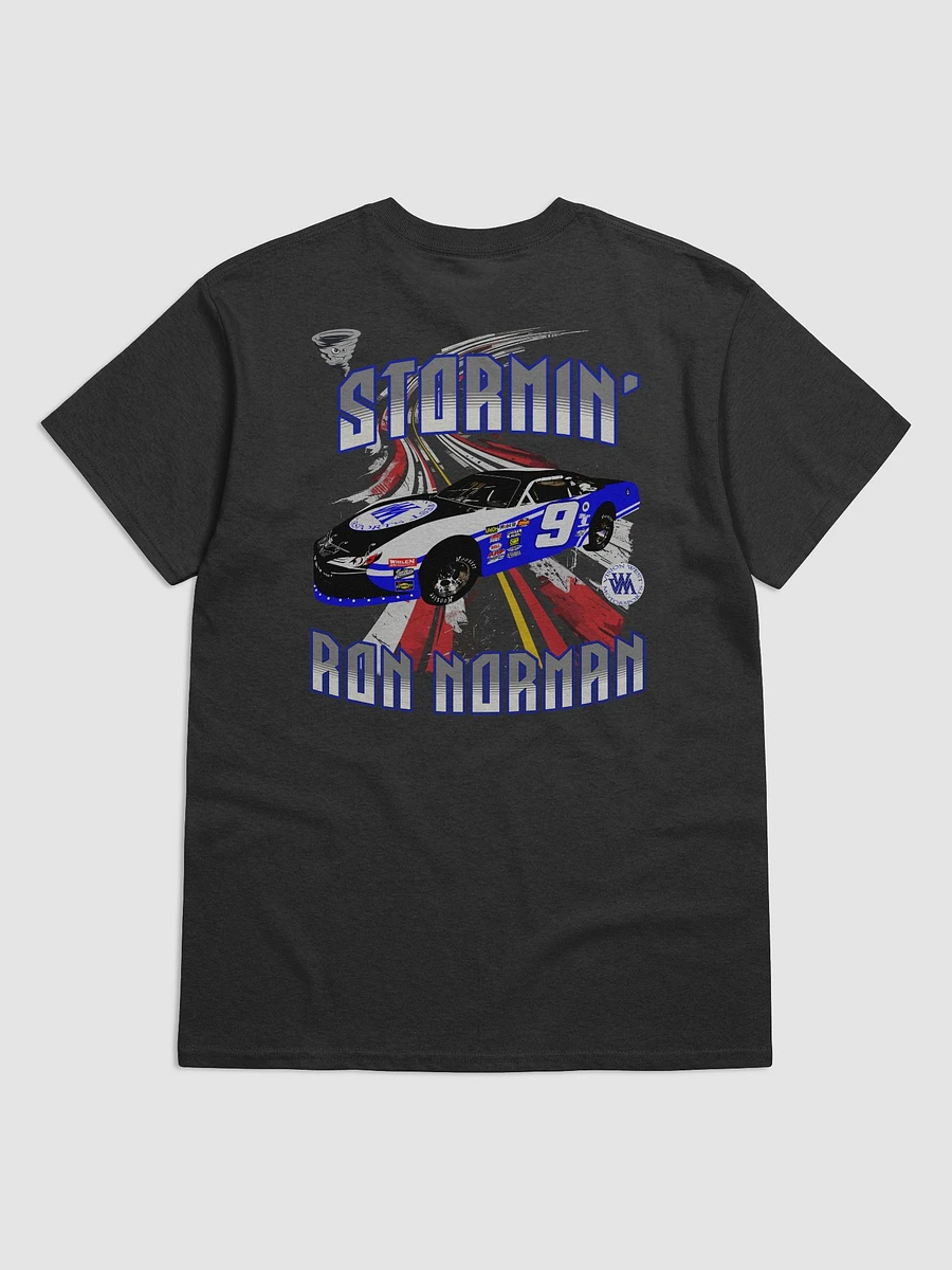 Stormin Ron Norman #9 Vision West Motorsports Team/Crew heavyweight front logo/full back print product image (3)