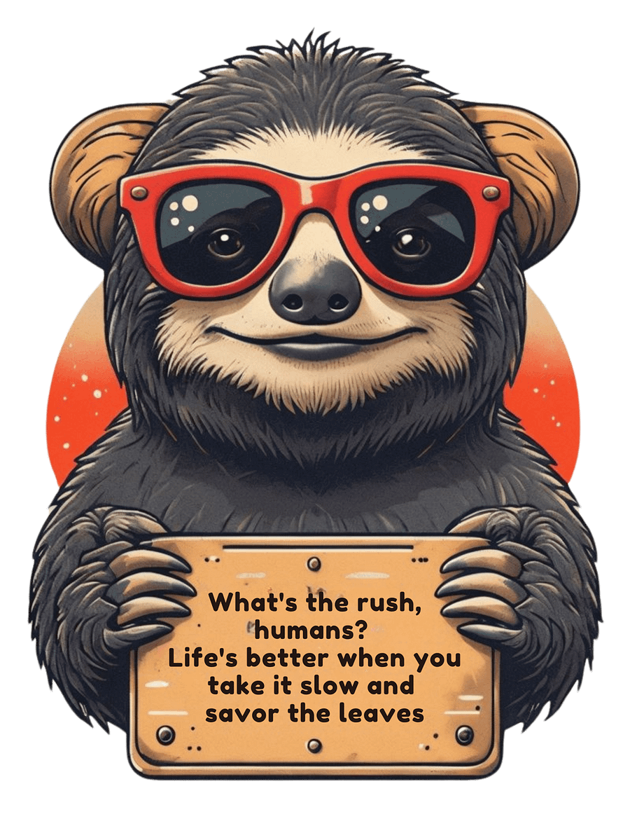 4 Happy Sloth Appeal Digital product product image (3)