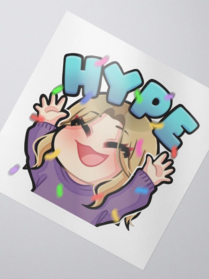Wolfie Hype Sticker product image (2)