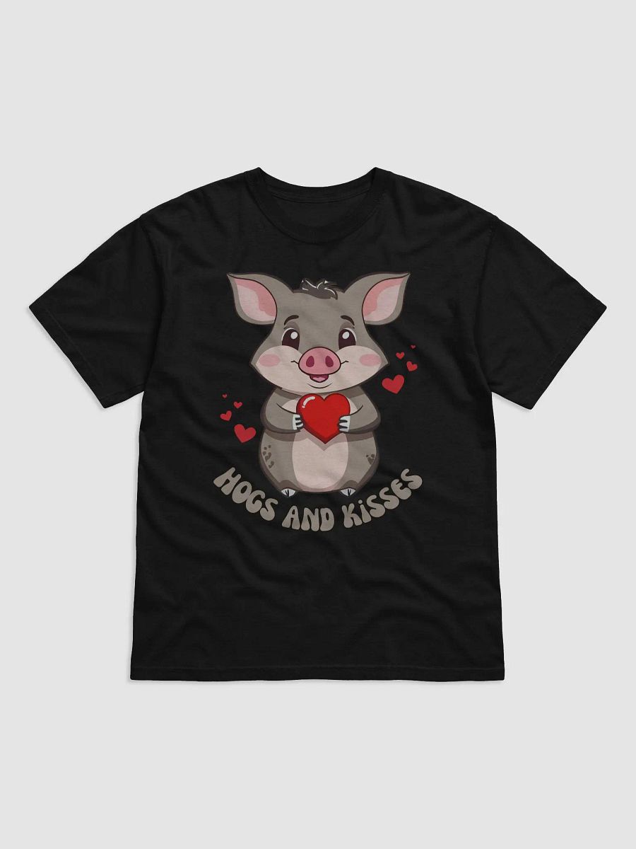 Hogs and Kisses Cute Valentine's Day T-shirt product image (7)