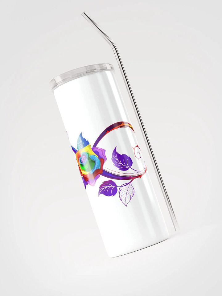 Rainbow Infinity Rose Tumbler product image (1)