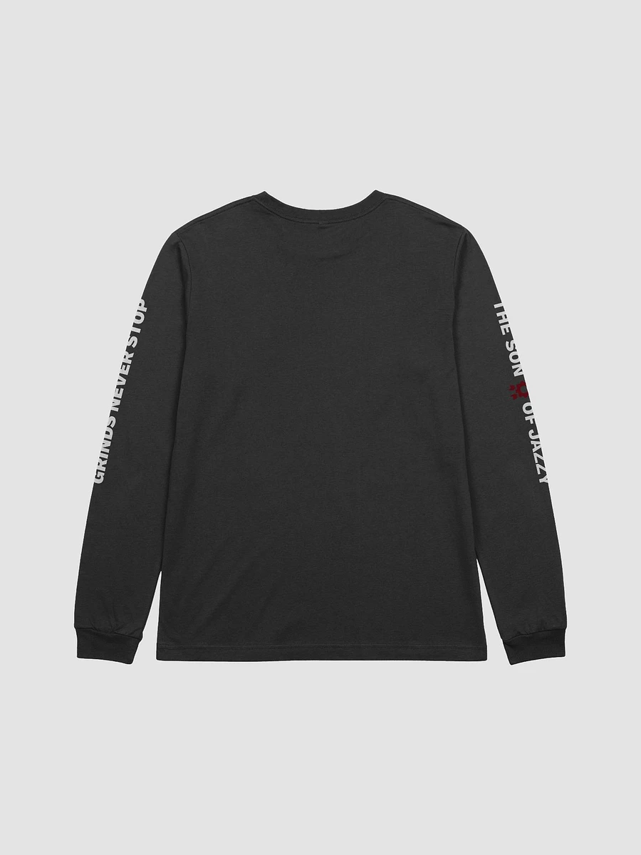 Grinds Never Stop Longsleeve Tee (White text) product image (10)