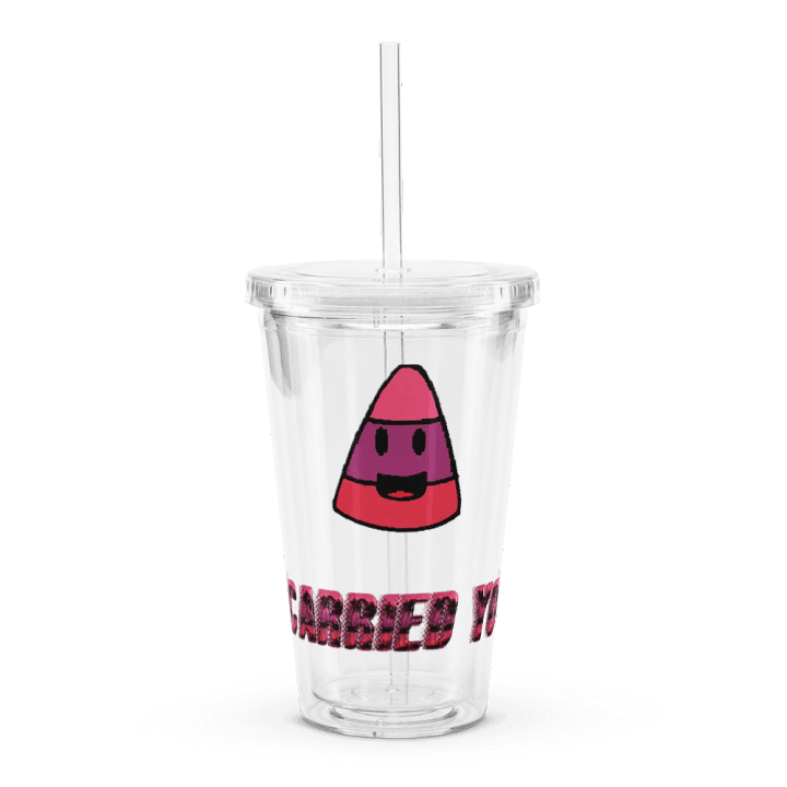 I CARRIED YOU - Plastic Tumbler product image (1)