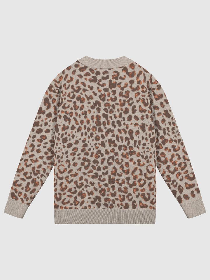 Brown Leopard Print Cardigan product image (2)