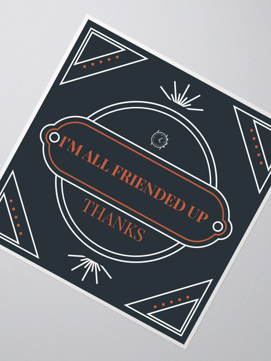 All Friended Up Kiss Cut Stickers product image (5)