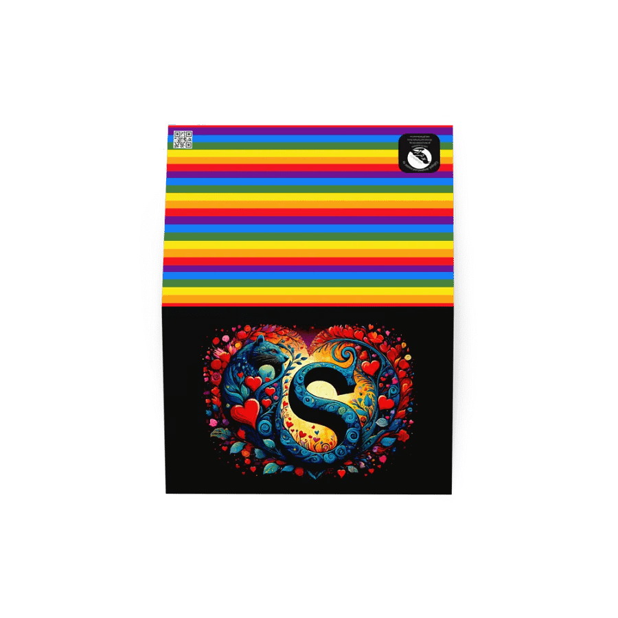 Valentine’s Monogram Letter S(5) Card product image (7)