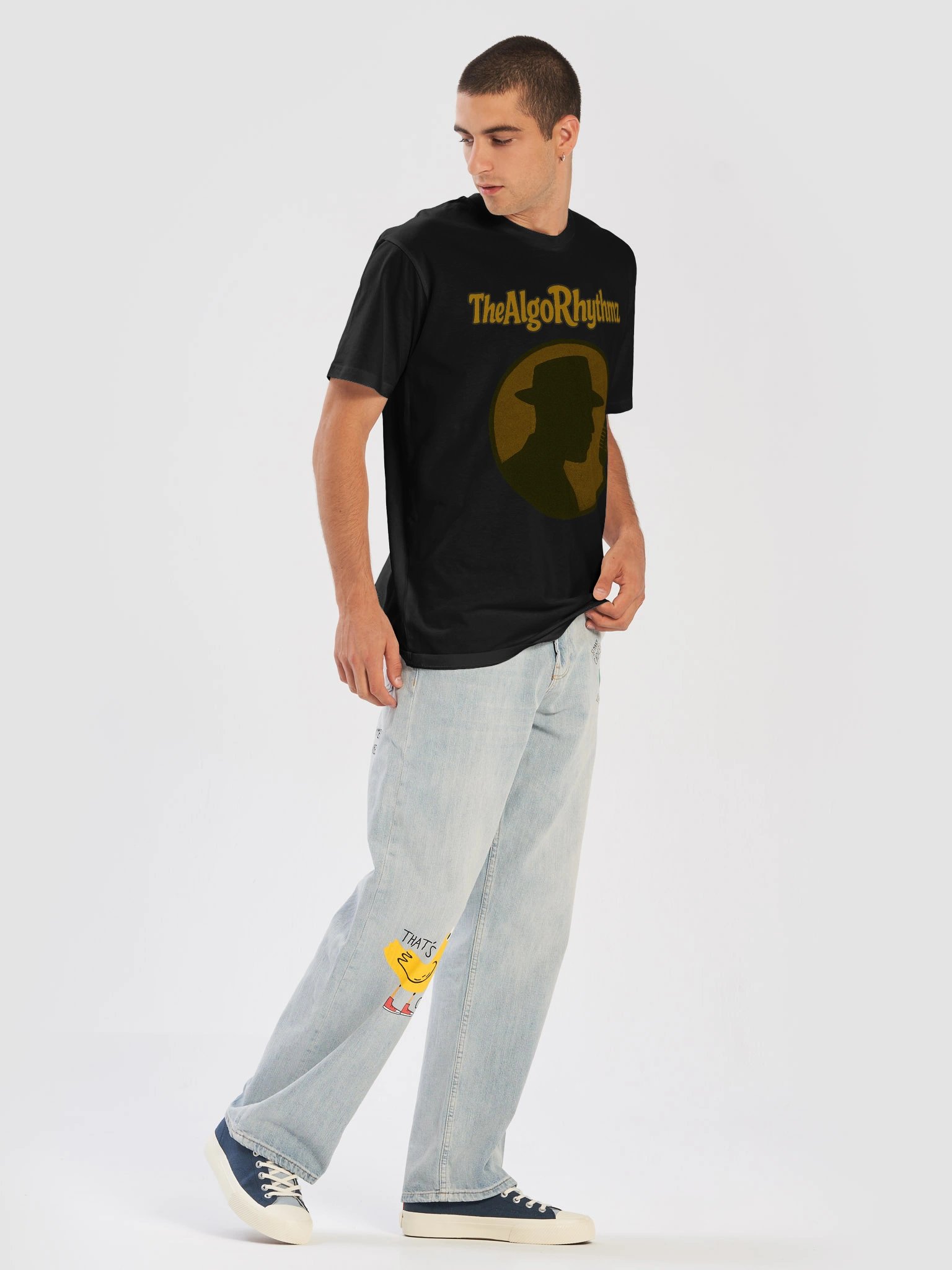 The AlgoRhythmz Official Logo Tee - 3 (Yellow) product image (5)