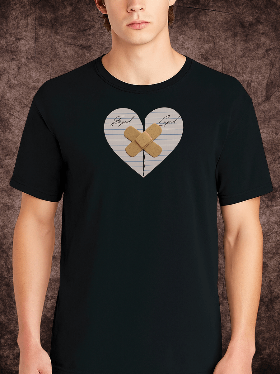 Stupid Cupid Paper Heart T-Shirt product image (1)