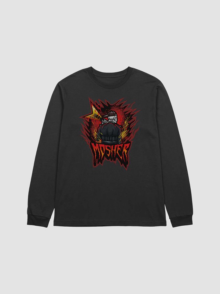 MOSHER GUITAR LOGO WOMEN'S LONG SLEEVE SHIRT product image (1)