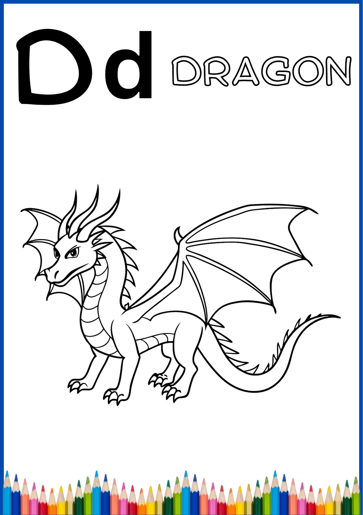 A–Z Mega Coloring Book | 260 Images | Alphabet Coloring Pages for Kids product image (5)