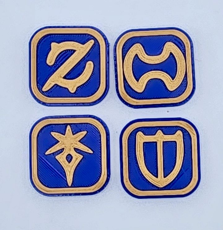 3D Printed Final Fantasy XIV Magnets product image (2)