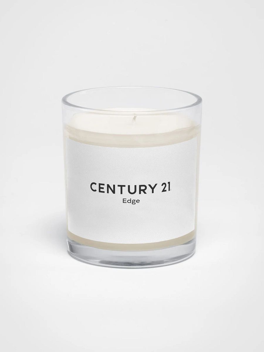 Soy Wax Candle In A Clear Glass Jar product image (1)