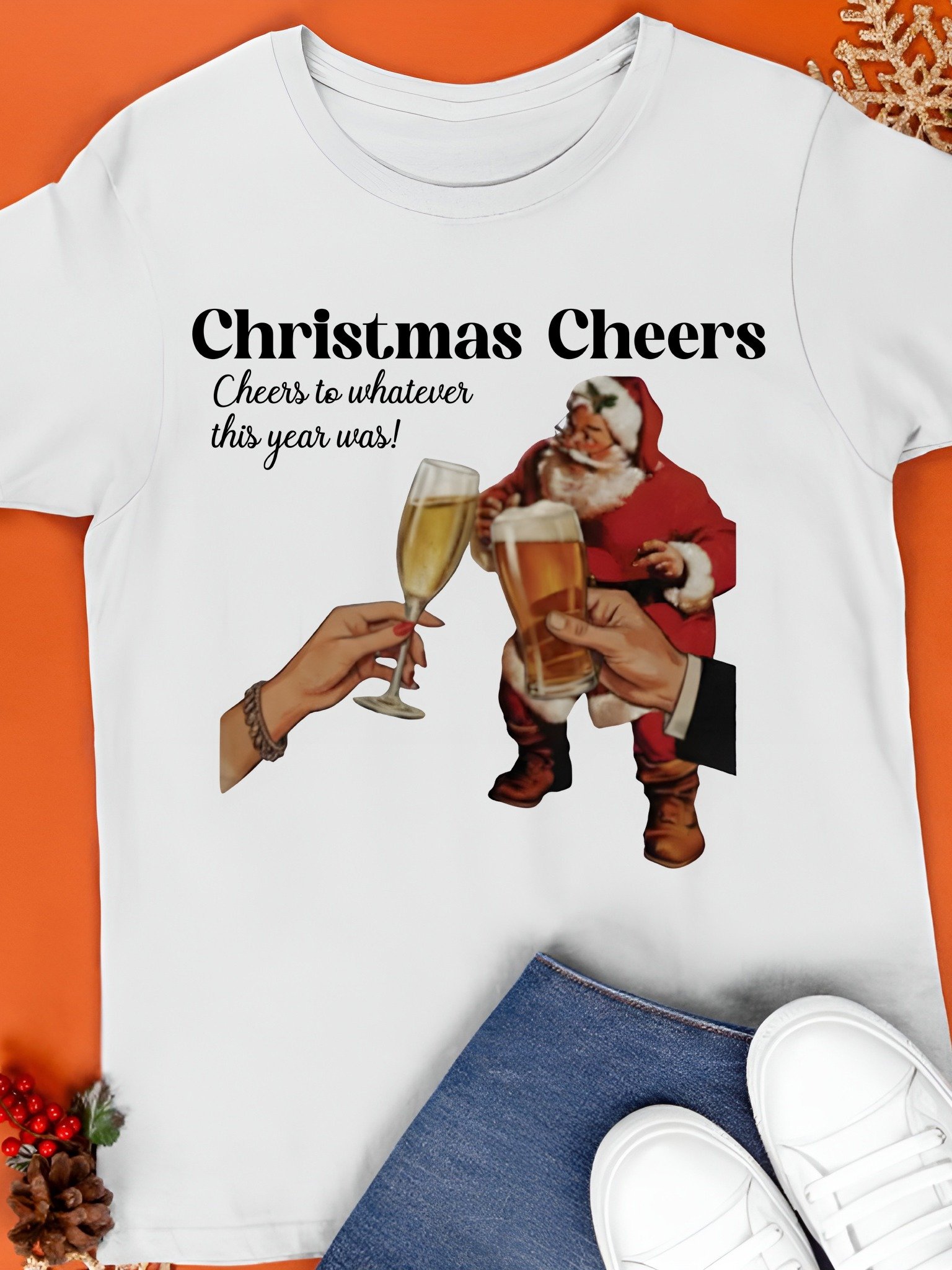 Christmas Cheers To Whatever This Year Was Shirt product image (1)