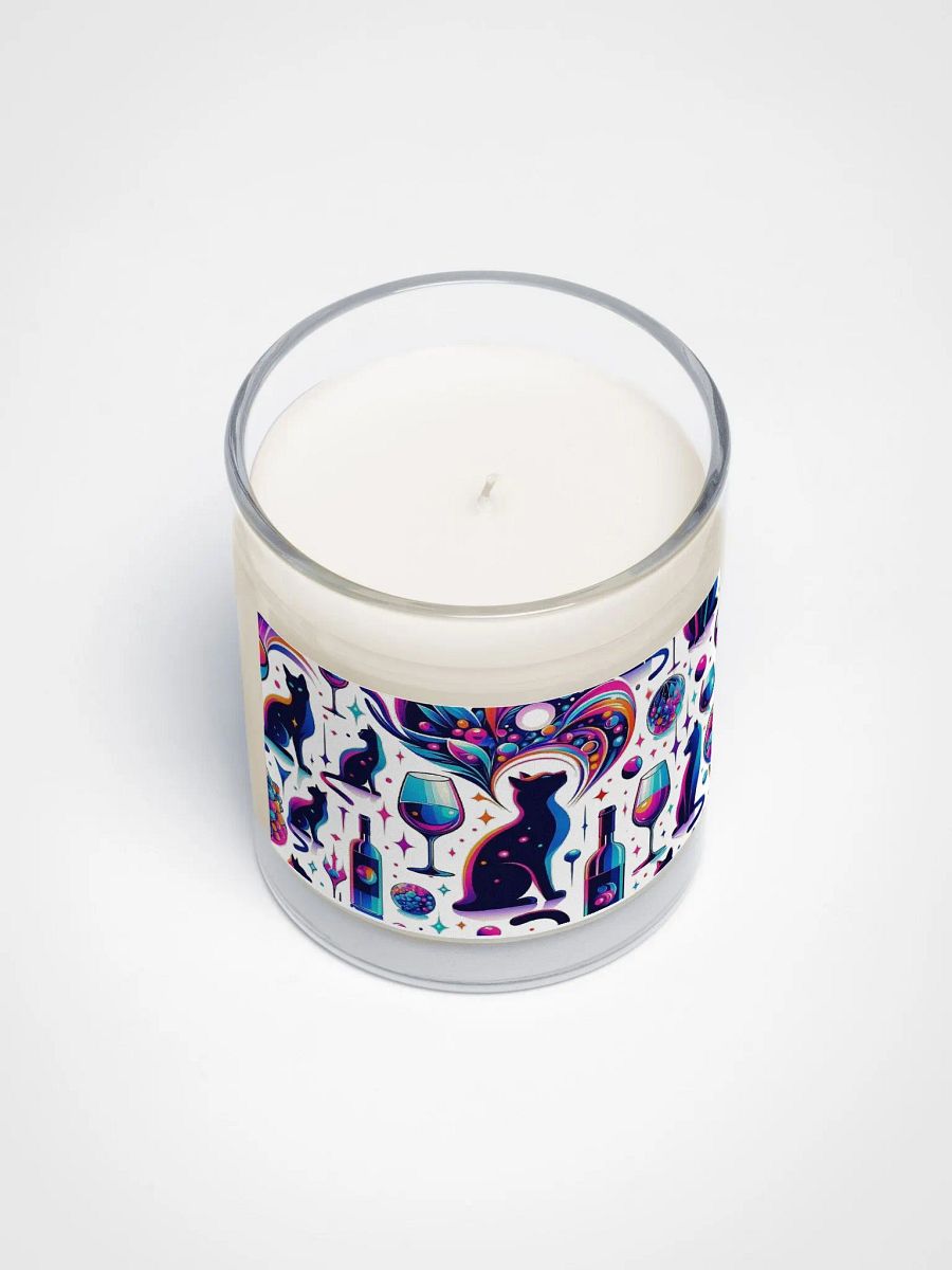 Soy Wax Candle In A Clear Glass Jar product image (3)