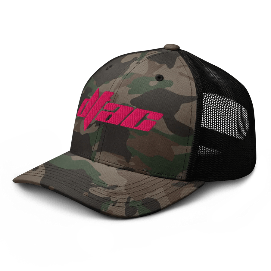 DTAC Pink Stylized Trucker Hat product image (4)