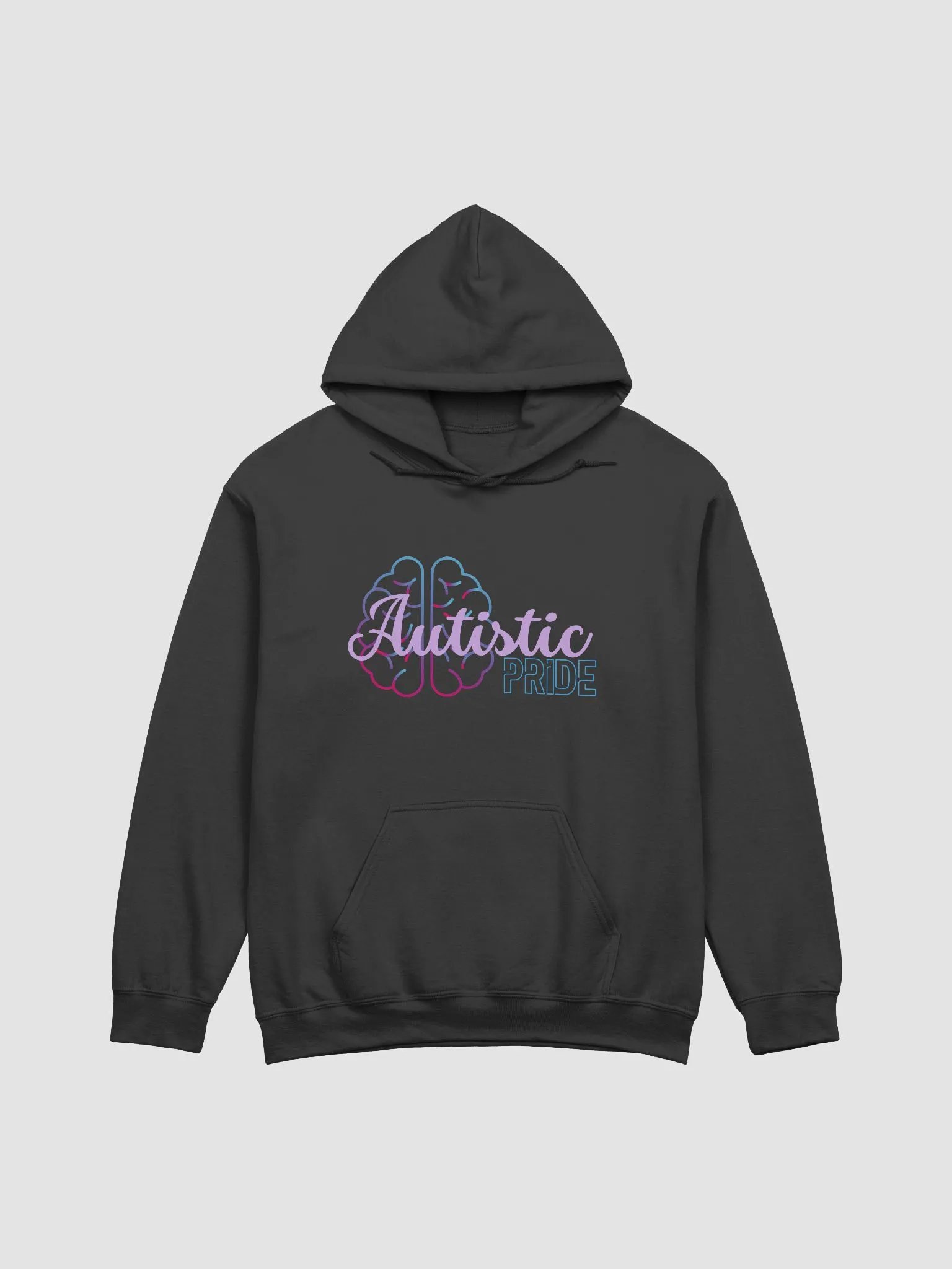 Autistic Pride Brain Classic Unisex Hoodie product image (10)