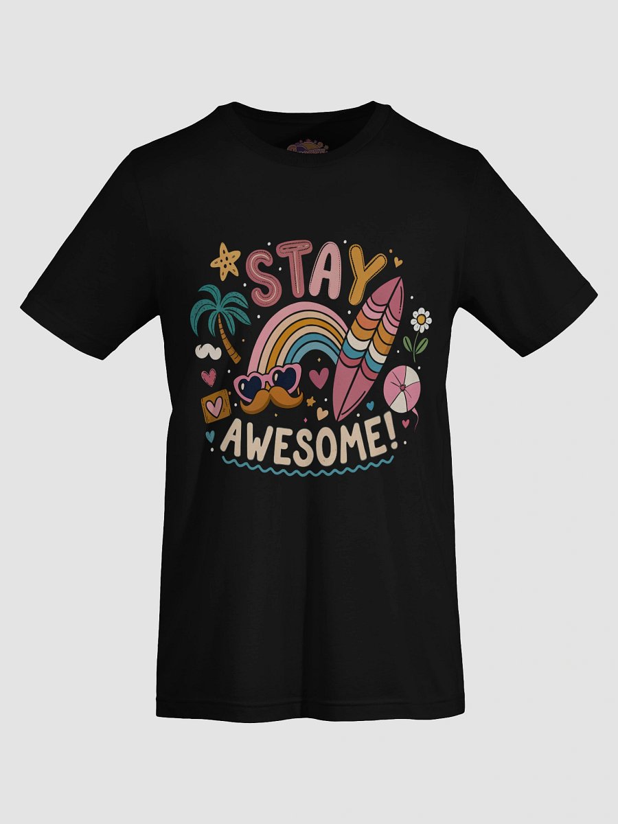 Stay Awesome! Groovy T-Shirt product image (5)