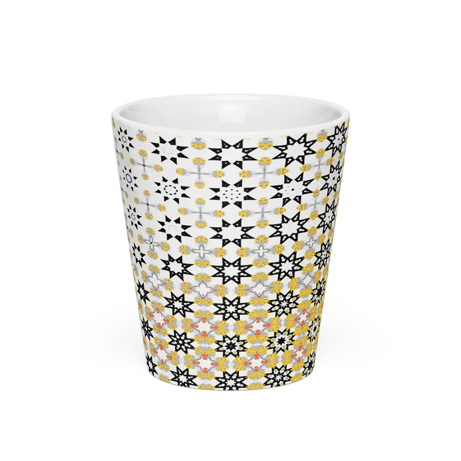 Geometric Fusion Latte Mug product image (4)