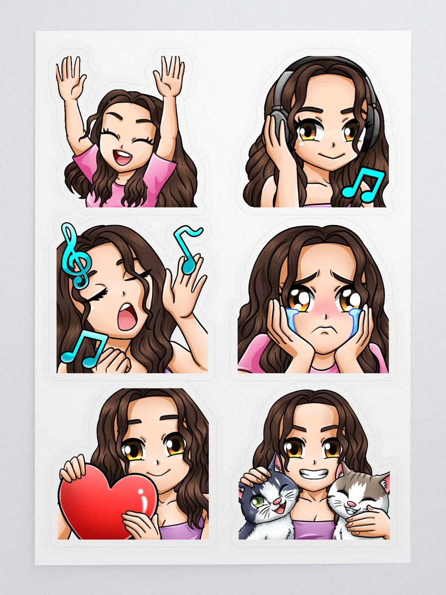 Chloe Emote Sticker Collection product image (3)
