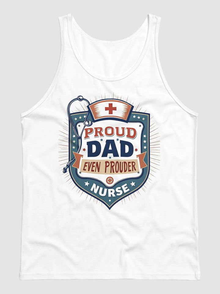 Proud Nurse Dad Shield Tank product image (3)