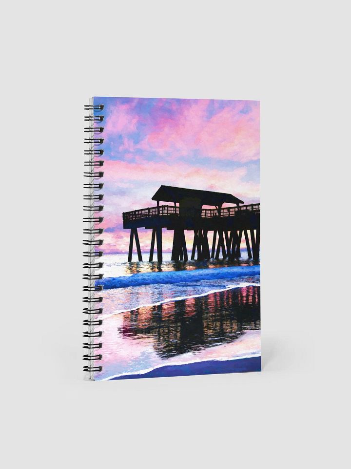 Colorful Tybee Island Sunrise - Georgia Coast - Spiral Notebook product image (1)