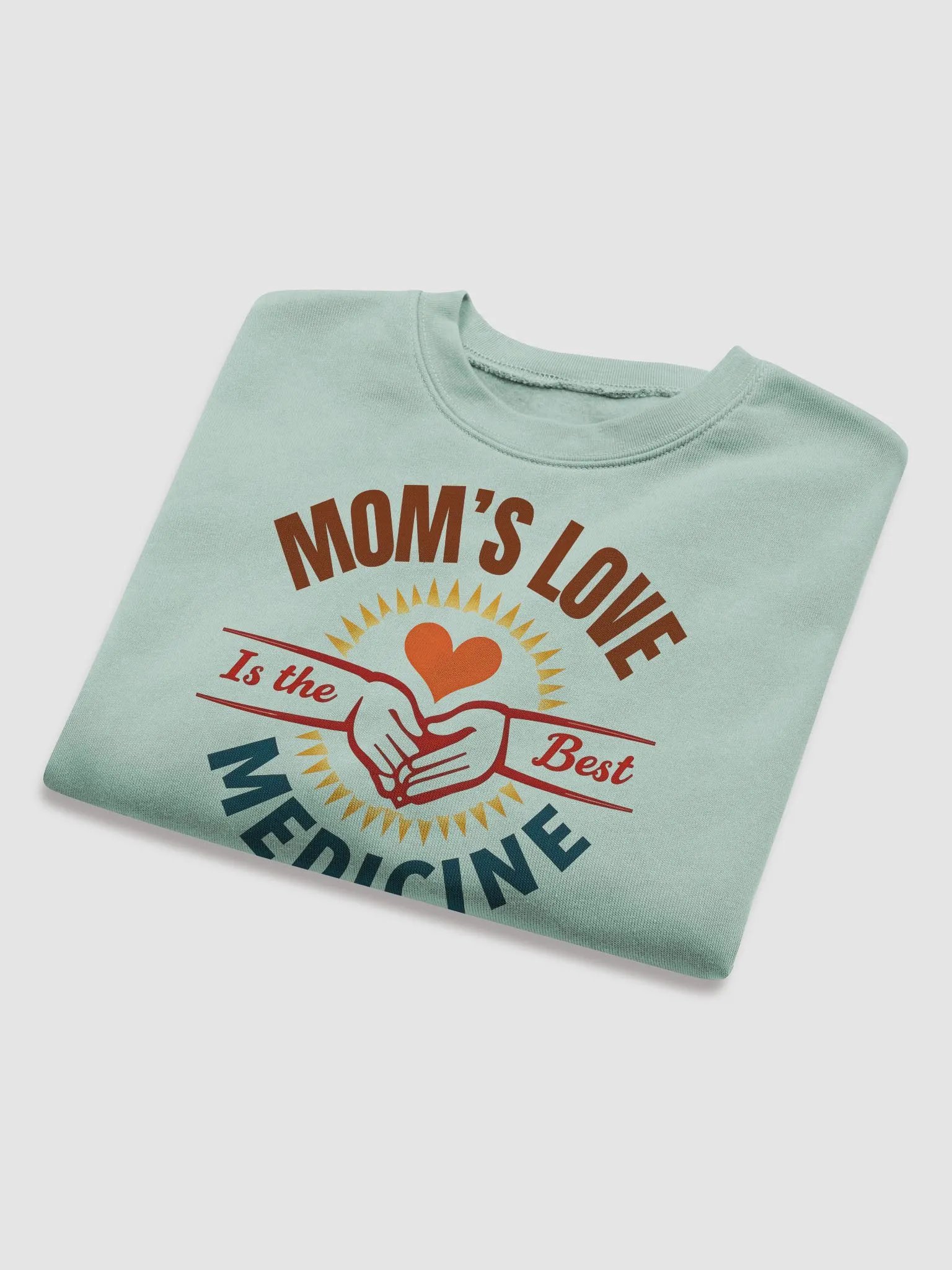 MOM'S LOVE Is the Best MEDICINE Fleece Crop Sweatshirt product image (24)