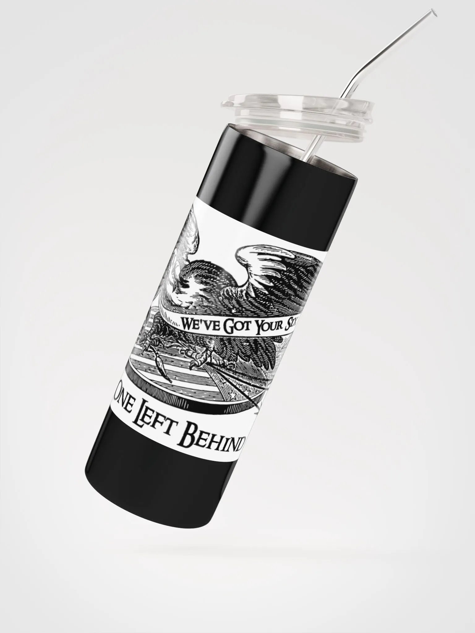 Alvarez House Stainless Steel Tumbler with Metal Straw product image (2)