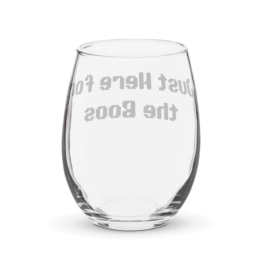 Just Here for the Boos Stemless Wine Glass product image (2)