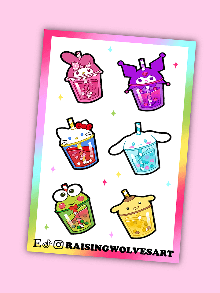 Boba Friends Sticker Sheet product image (1)